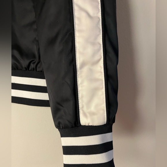 Stussy Black and White Bomber Jacket - Picture 4 of 10